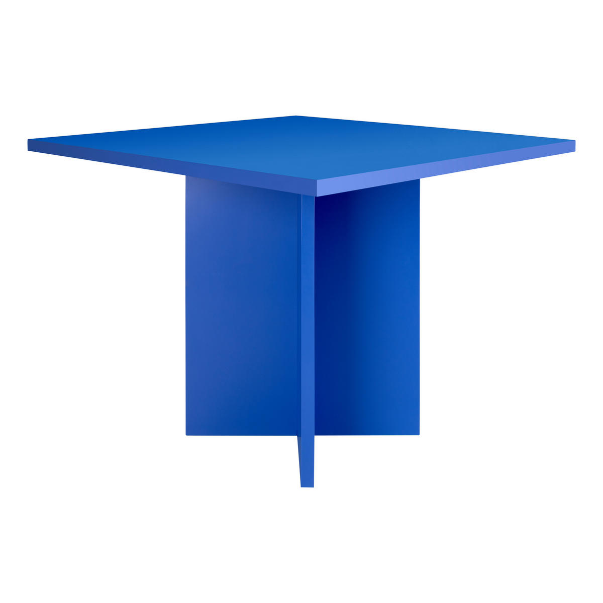 ESSTISCH Quadratischer mit laminiertem , 100/100 cm,Blau - Blau, Holzwerkstoff (100/100/75cm) - RNT By Really Nice Things