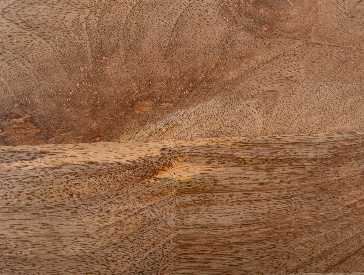 BEISTELLTISCH Organic 60.5/40/38 cm - Braun, Holz (60.5/40/38cm) - Leitmotiv