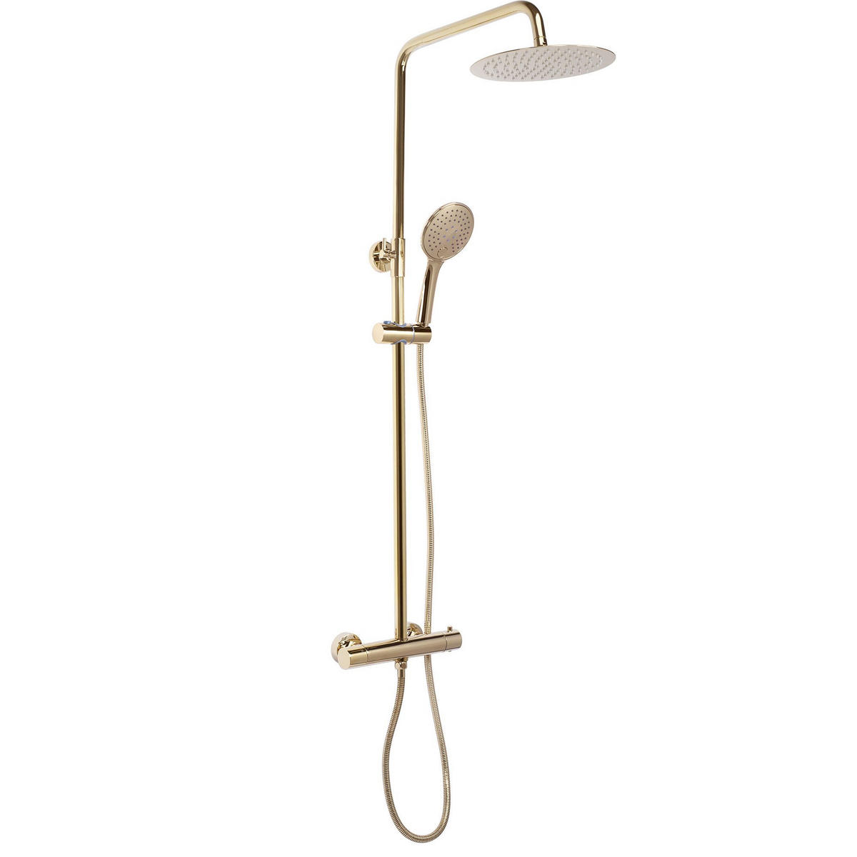 DUSCHGARNITUR Rea Vincent Gold - Goldfarben, Metall (27/123.5/48cm) - REA