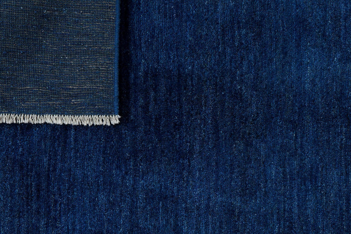 GABBEH-TEPPICH handgeknüpft Blau 180/139 cm Schurwolle - Blau, Textil (139/180cm) - Looma