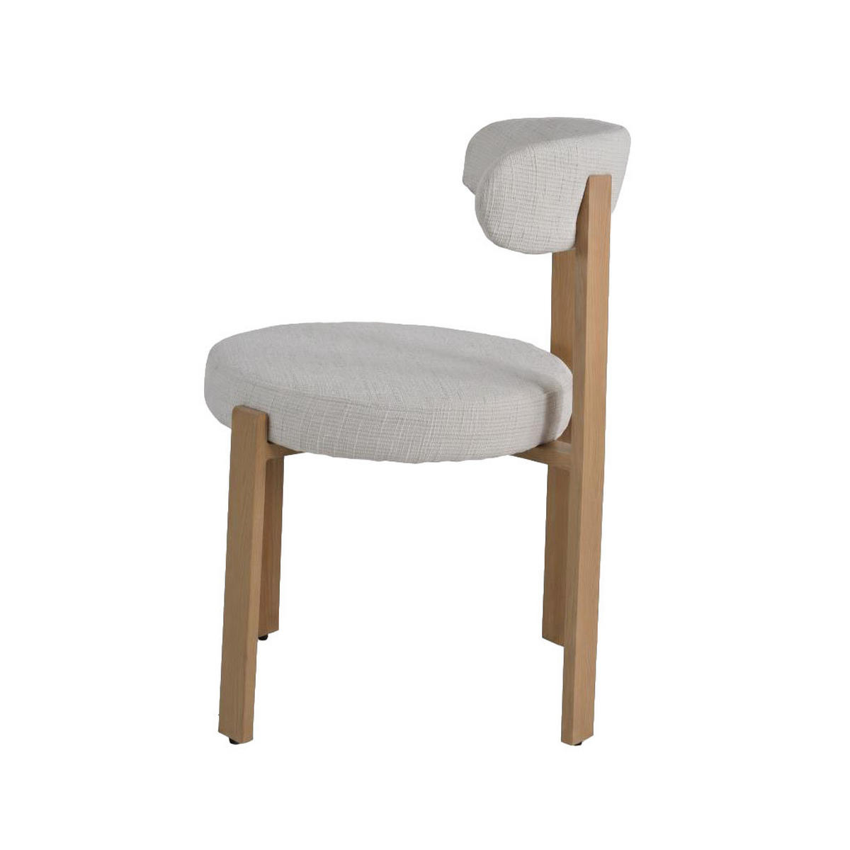 ESSZIMMERSTUHL Beige 51/55/80 2er-Set - Beige, Metall (51/80/55cm) - Mobili Rebecca