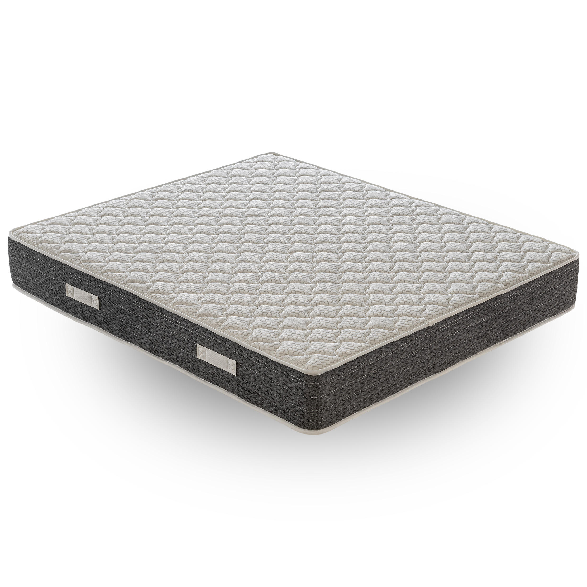 TASCHENFEDERKERNMATRATZE 140x200, Höhe 30 cm, 4 cm Memory-Schaum, ALBA - Weiß, Textil (140/200cm)