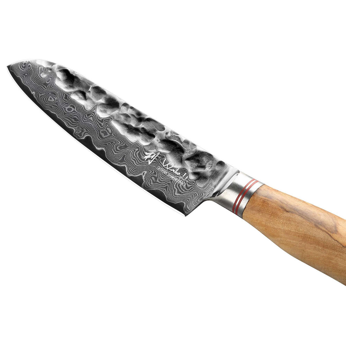 SANTOKUMESSER 12 cm - Braun, Holz/Metall (24cm) - Zayiko