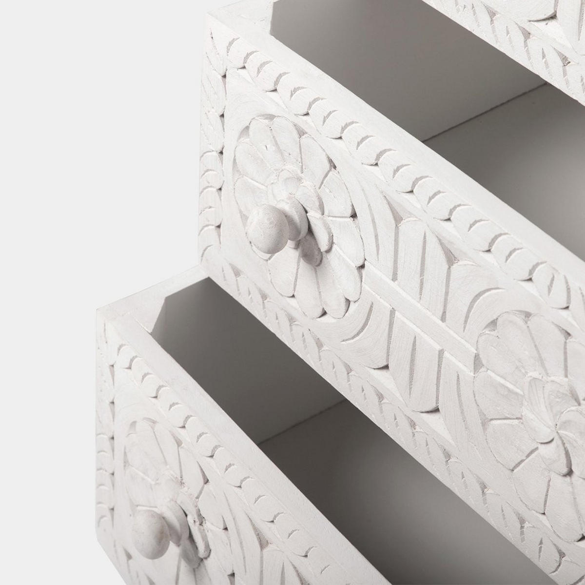 KOMMODE MIT SCHUBLADEN Iraya Weiß 80 cm x 82 cm - Weiß, Holzwerkstoff (80/82/40cm) - Klast Home