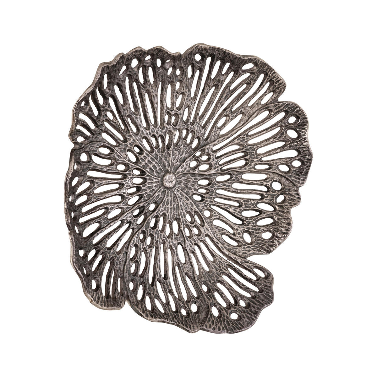 WANDPANEEL Ryhann Silber 65/65/9cm - Silberfarben, Metall (65/9/65cm) - PTMD Collection