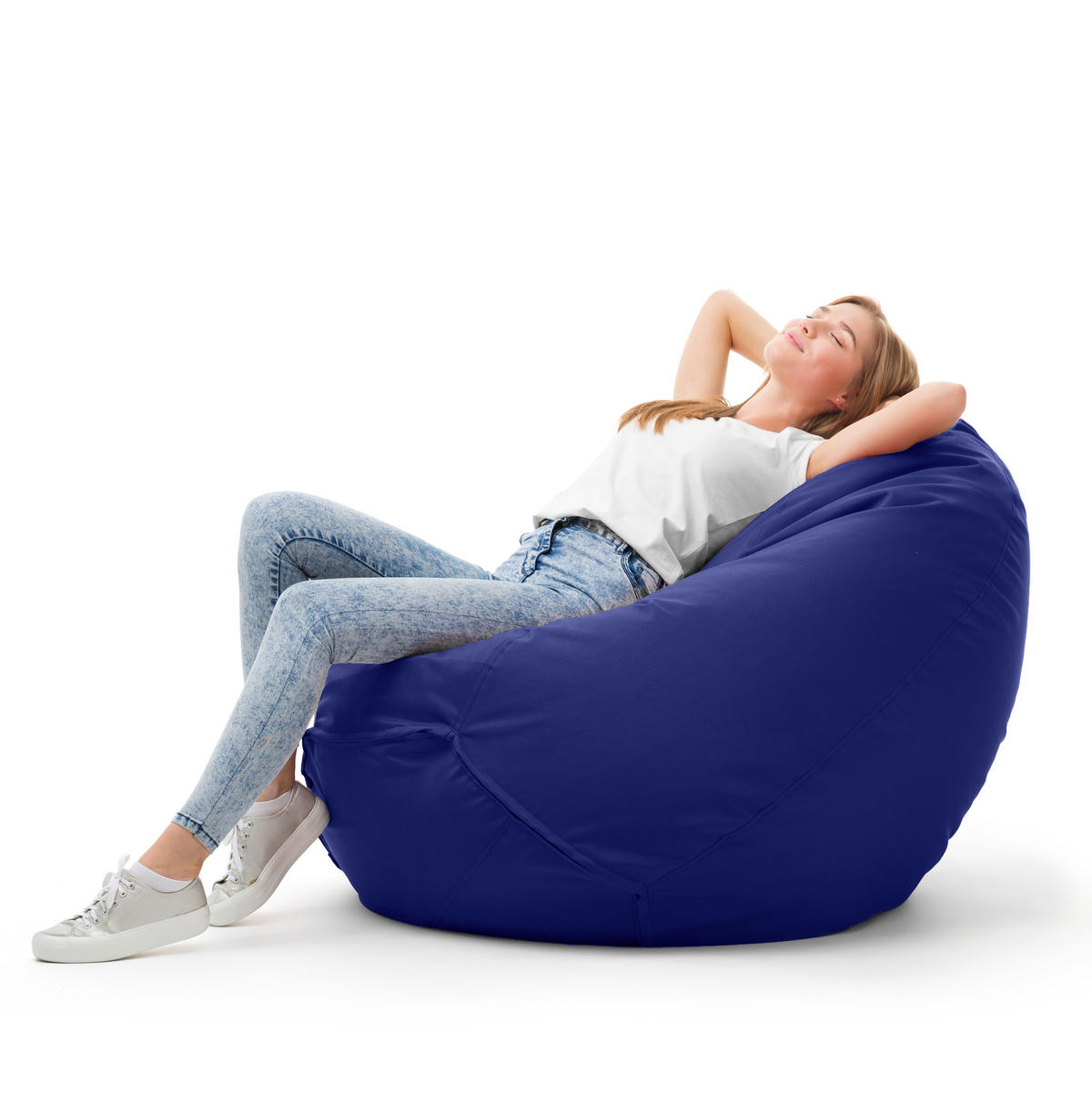 SITZSACK Classico S königsblau - Dunkelblau, Kunststoff (60/70/60cm) - Bruni