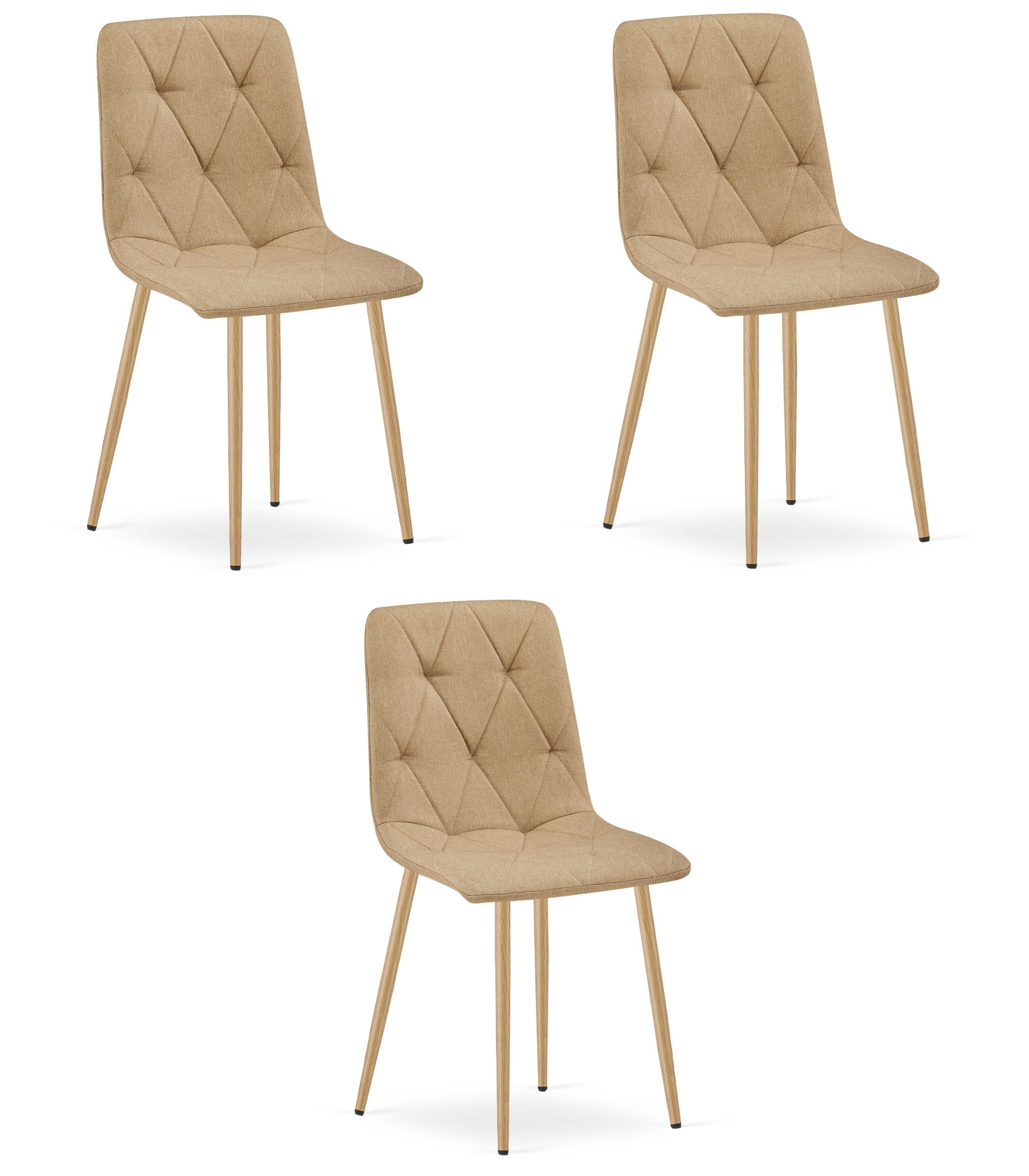 XXXLutz Stuhl Braun 44.5x56x54.5 cm