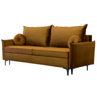 SOFA Senfgelb LEA Mit Schlaffunktion - Gelb, Textil (215/96/94cm) - Sepro Meble