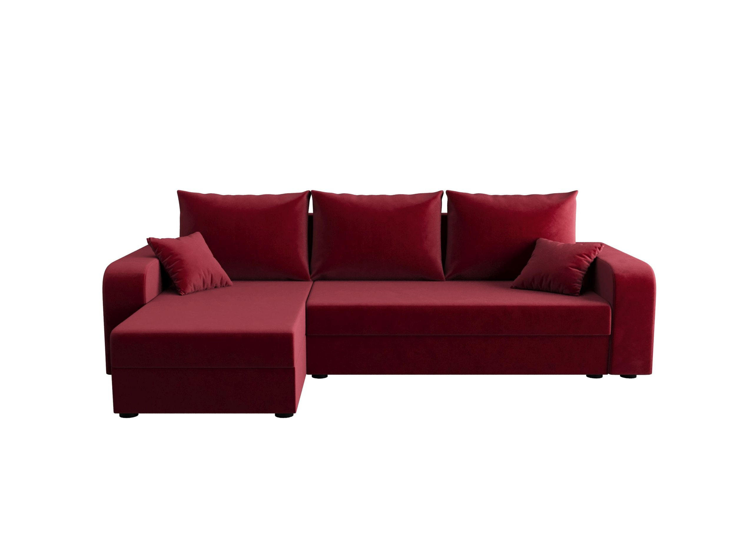 ECKSOFA HEWLET L BIS Itaka 34 Links mit Schlaffunktion - Bordeaux, Textil (240/140cm) - Bedante
