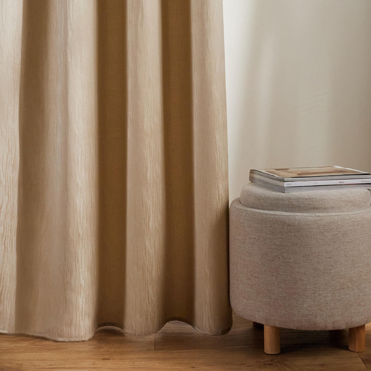 VORHANG Scilio - Beige, Textil (140/1/250cm) - home&you