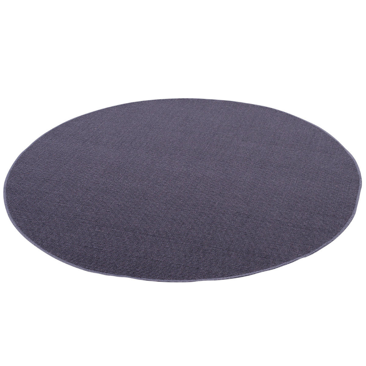 SISAL NATUR TEPPICH RUND - Blau, Textil (100/100cm) - Snapstyle