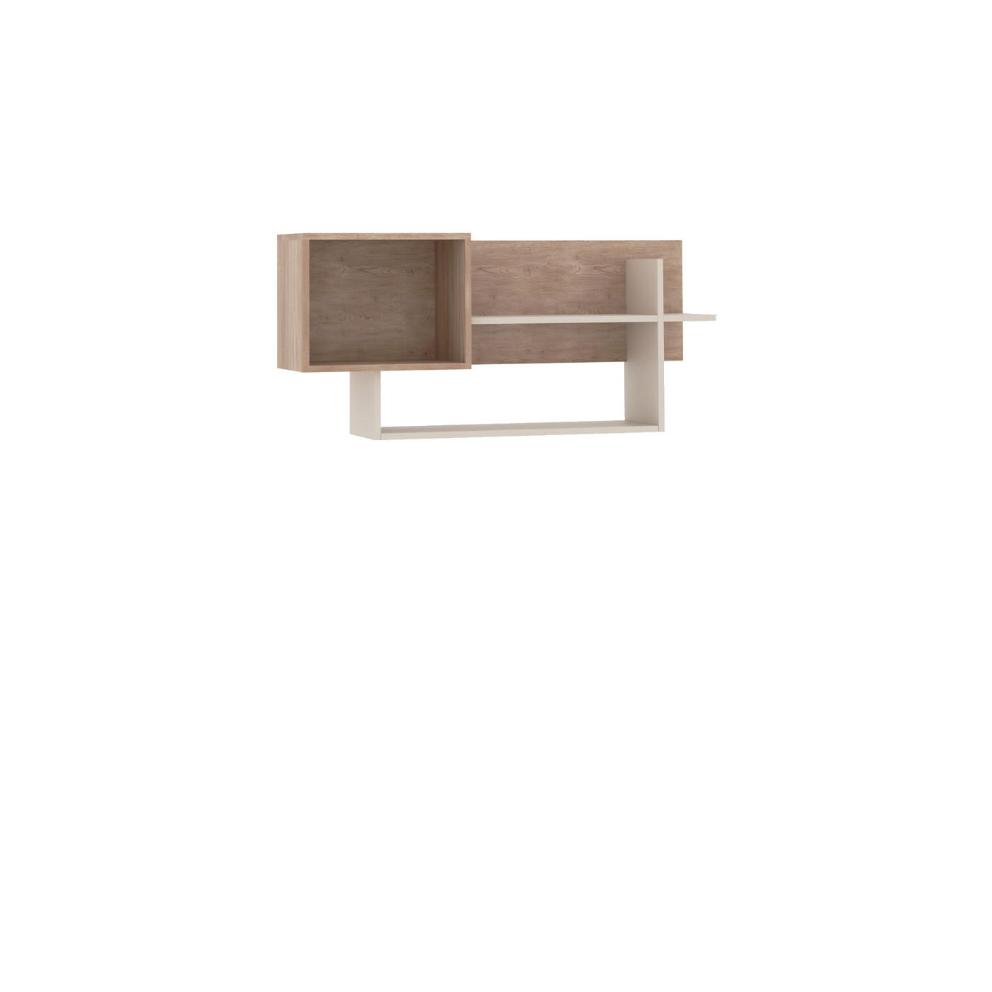 WANDREGAL GRANT G3/C GRAUBEIGE CASHMERE 109/51/27 - Kaschmir, Holzwerkstoff (109/51/27cm) - Marmex Möbel