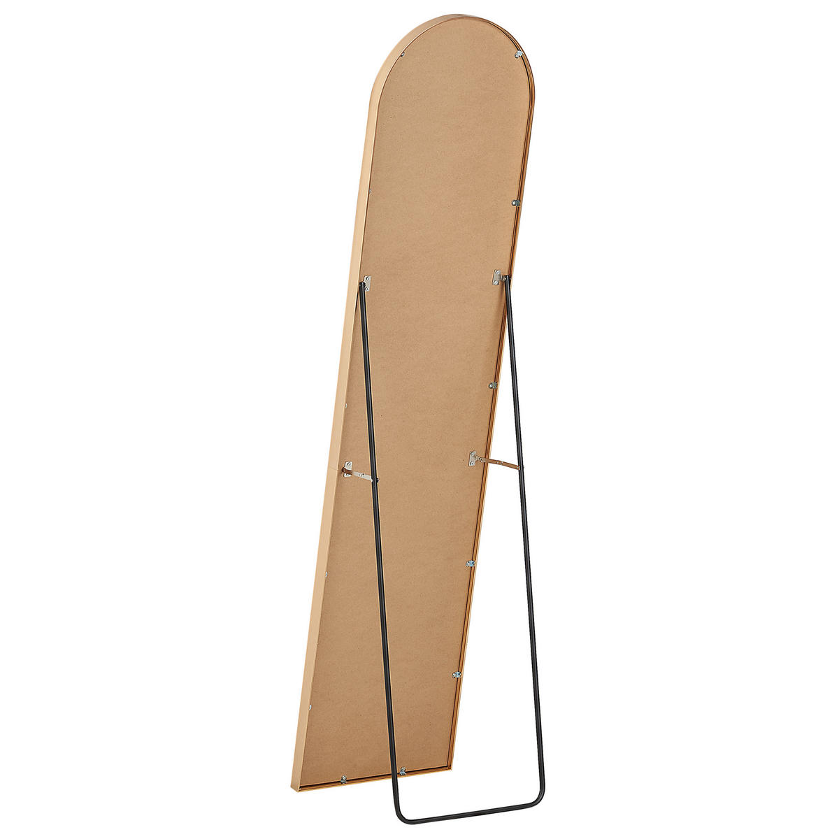 STEHSPIEGEL gold 36/150 cm Bagnolet - Goldfarben, Metall (36/150/40cm) - Beliani