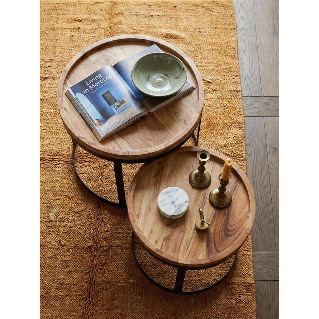 KADIMA DESIGN Beistelltisch INDI | Beige