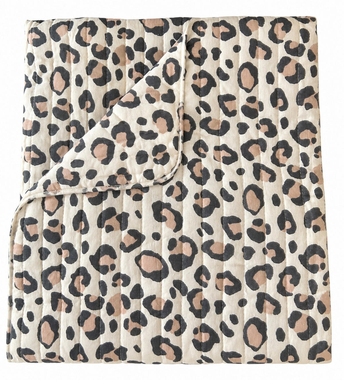 WOHNDECKE Baumwolle 135x180 cm Quilt-Optik – Gesteppt, Weich & Modern - Multicolor, Naturmaterialien (135/180cm) - AU Maison