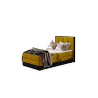 BOXBETT Aster 90x200 cm Bonellfederkern inkl - Gelb, Holz/Textil (90/200cm) - Best For Home