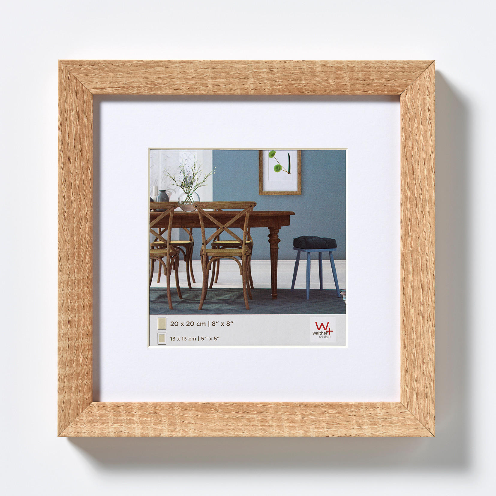 walther design Bilderrahmen Eiche 41.5x41.5 cm