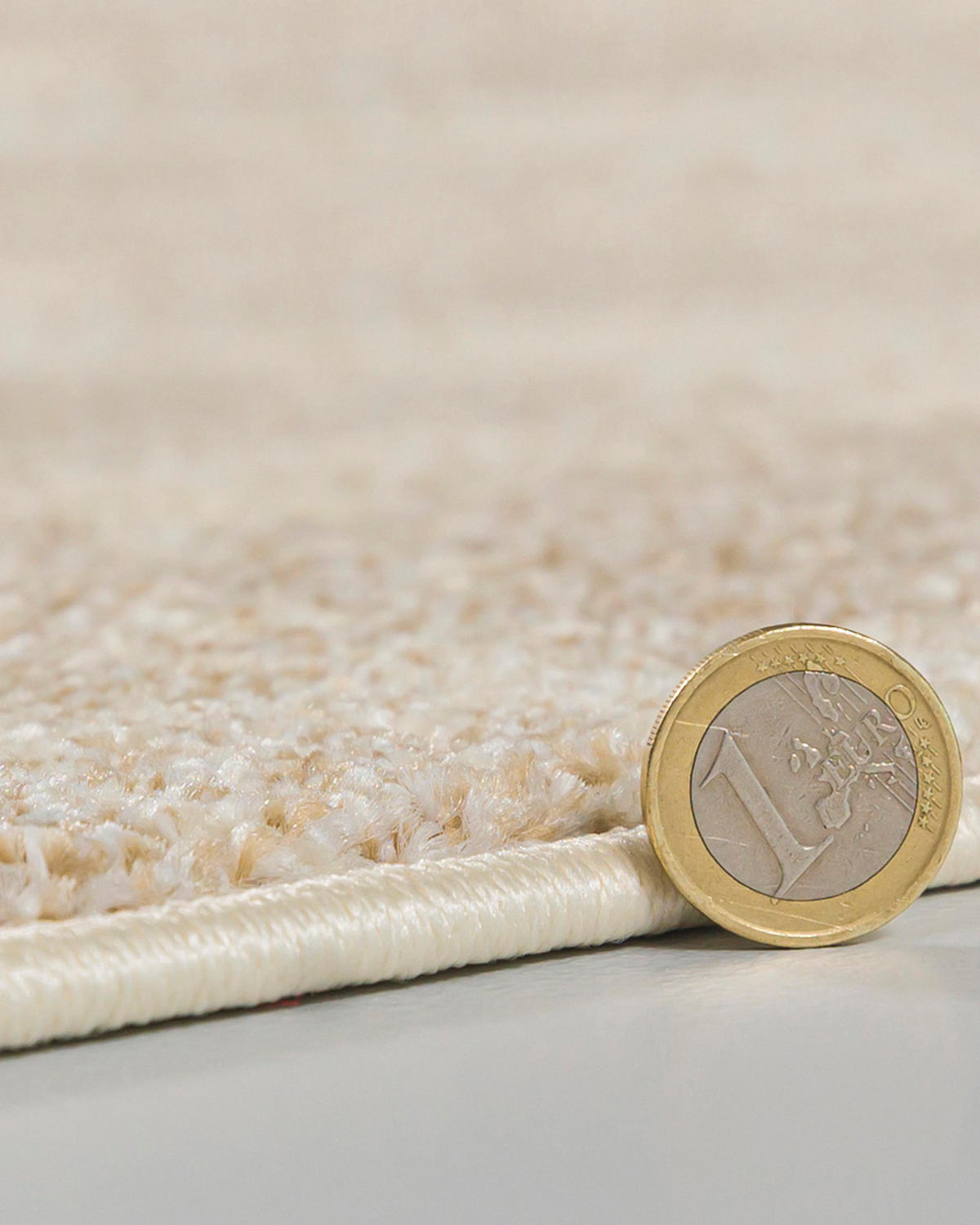 TEPPICH Beige Geometrisch In-Outdoor Pflanzlich Kurzflor Rechteckig 160 x 230 cm - Hellbraun/Blaugrau, Textil (160/230cm) - Mazovia