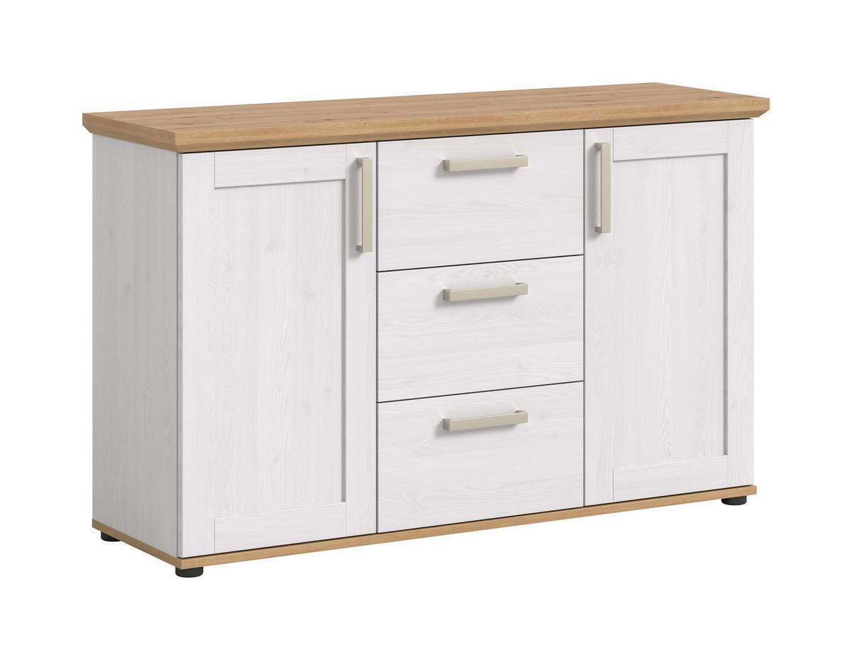SIDEBOARD VERONA (B/H/T: ca. 129/80/40 cm) in Sibiu Lärche Nachbildung/Sibiu Lärche Nachbildung - Lärchefarben, Holzwerkstoff (129/80/40cm)