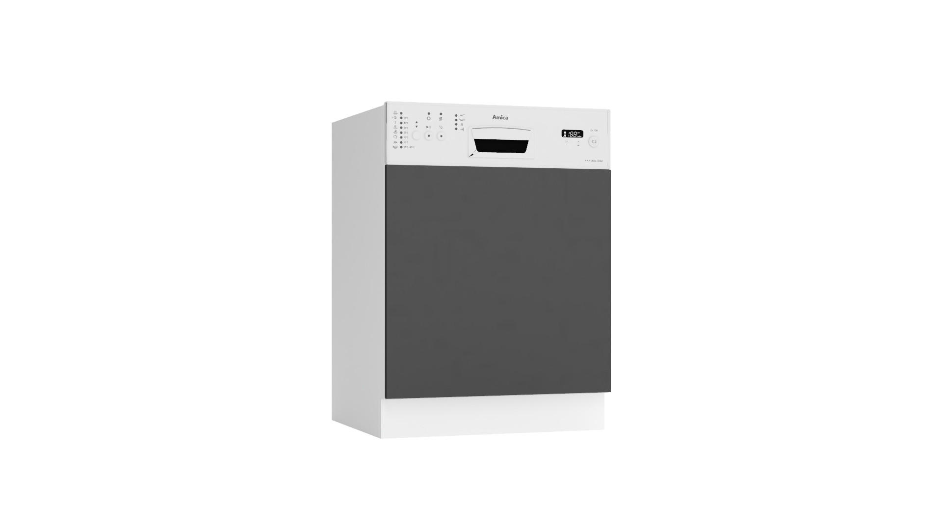 FRONTBLENDE FZ 60 PO - Morvex - Elegante Geräte-Front - Anthrazit, Holz (59.6/57/1.9cm) - ROYAL24_MARKT