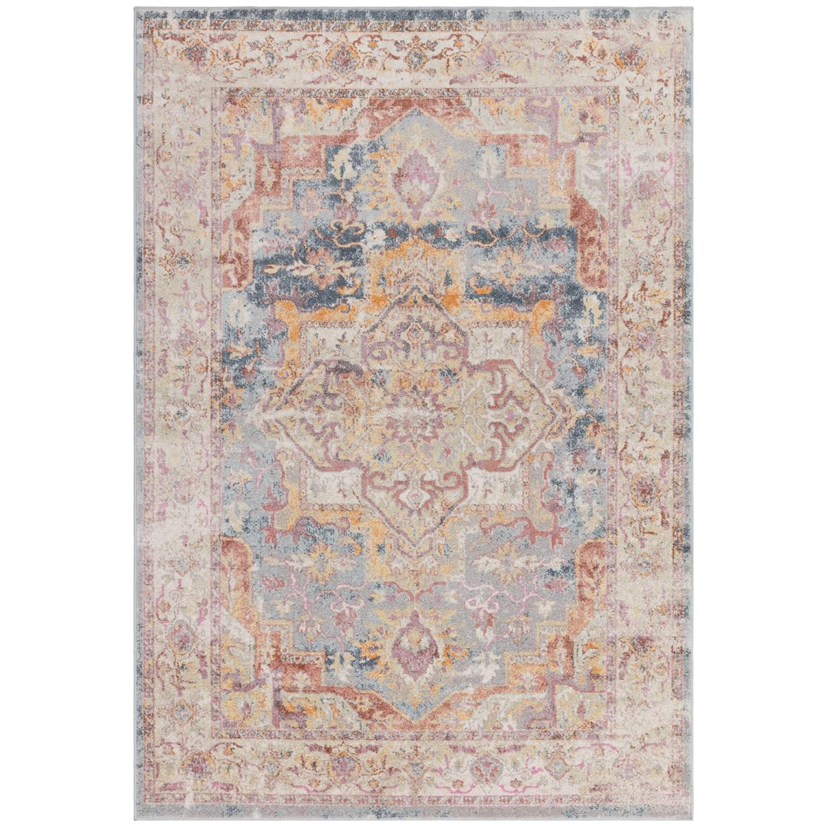 TEPPICH im orientalischen Stil für Wohn- und Schlafzimmer ZINA Mehrfarbig 120 x 170 cm - Multicolor, Textil (120/170cm) - Novatrend