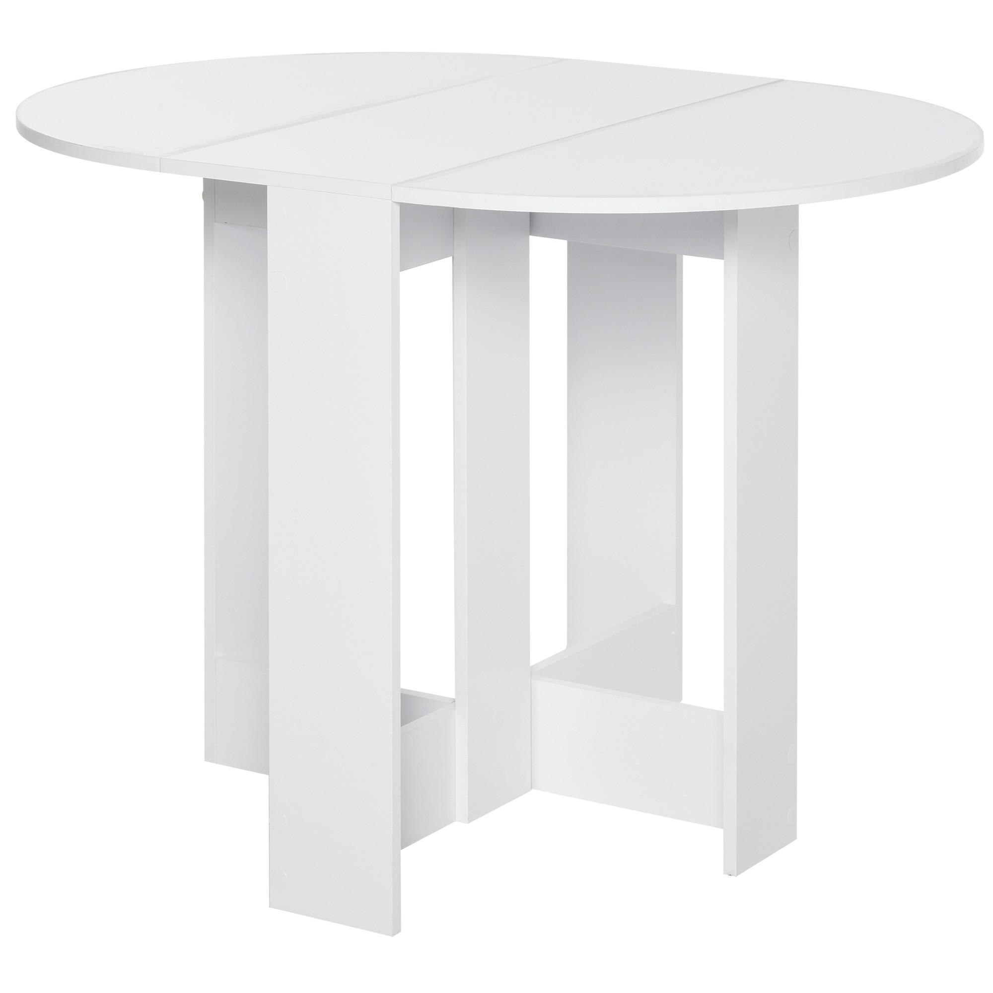 ESSTISCH Weiß 1 Stück - Weiß, Metall (104/76/73.7cm) - GiPP