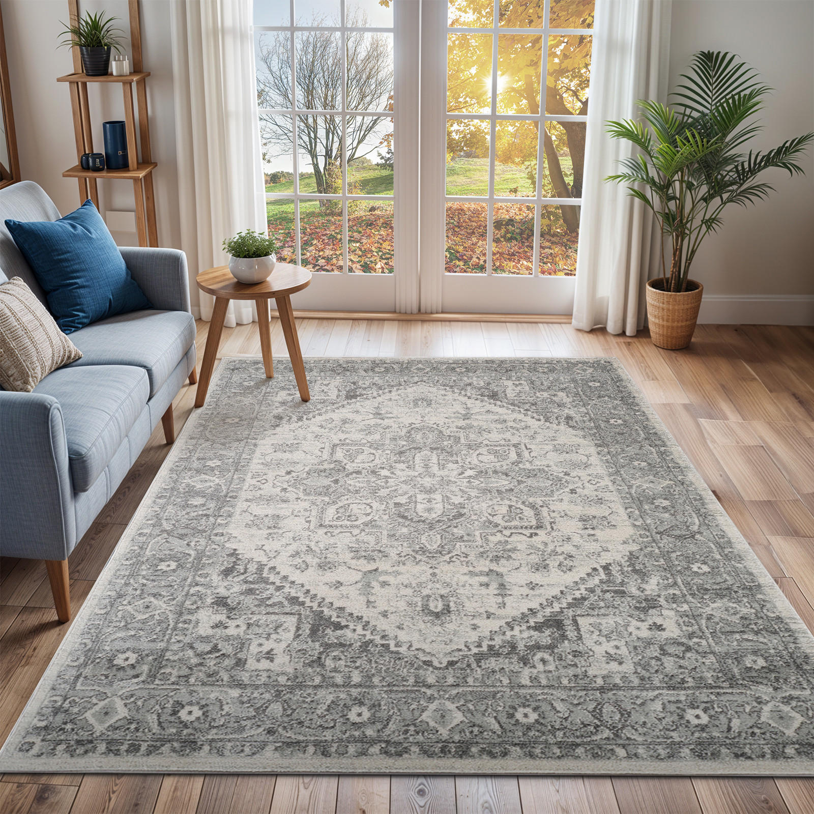 VINTAGE-TEPPICH 200/275 cm Grau - Grau, Naturmaterialien/Textil (200/275cm) - LIVABLISS
