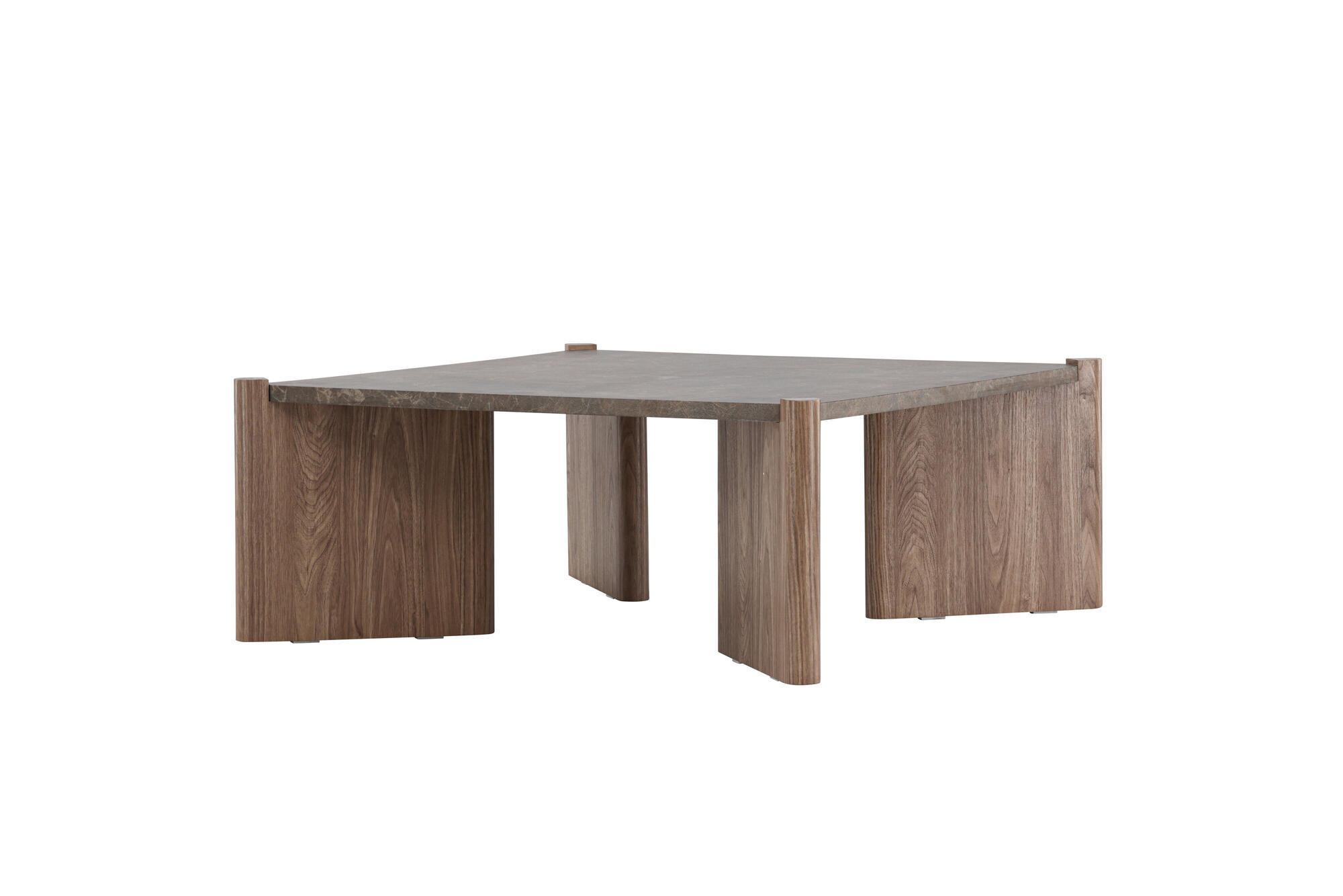 Furnlux Couchtisch Braun 100x40x100 cm