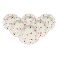 SALATSCHALEN Petite Fleur weiß ø 20,5 cm 6er Set - Weiß, Keramik (20.5cm) - Villeroy & Boch