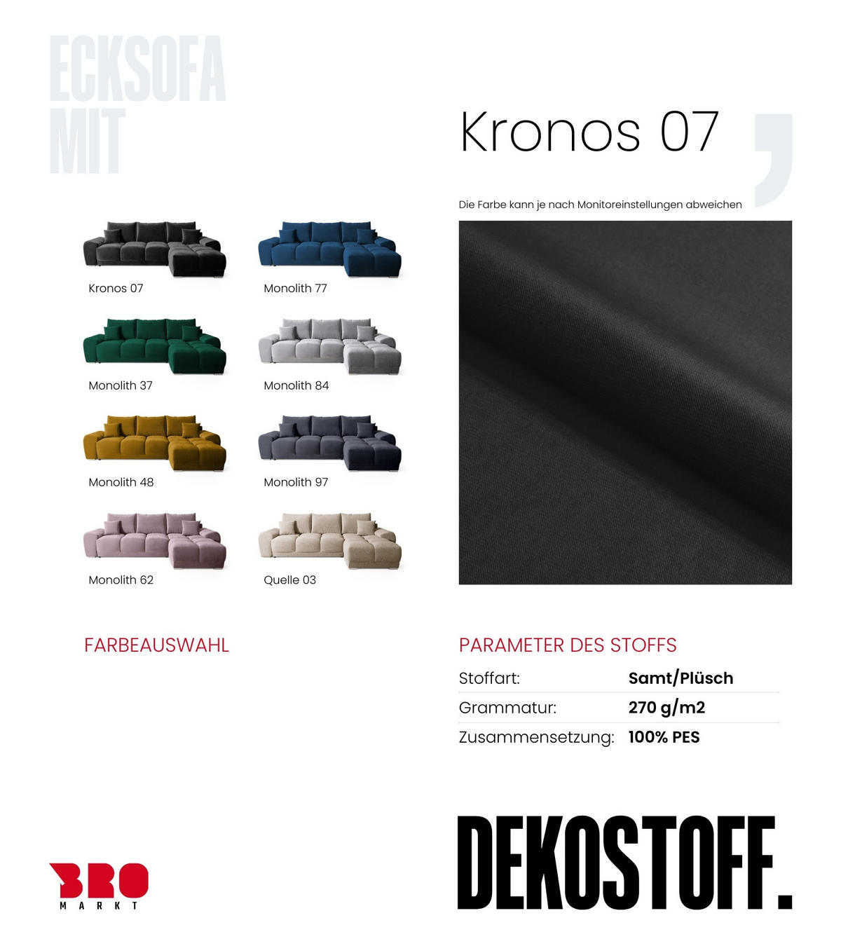 ECKSOFA Nubes mit Schlaffunktion Schwarz - Schwarz Hochglanz/Silberfarben, Kunststoff/Textil (290/180cm) - Bromarkt