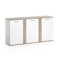 KOMMODE Novelli Sonoma 155 x 80 cm mit Türen - Sonoma Eiche, Holzwerkstoff (40/80/155cm) - Vicco