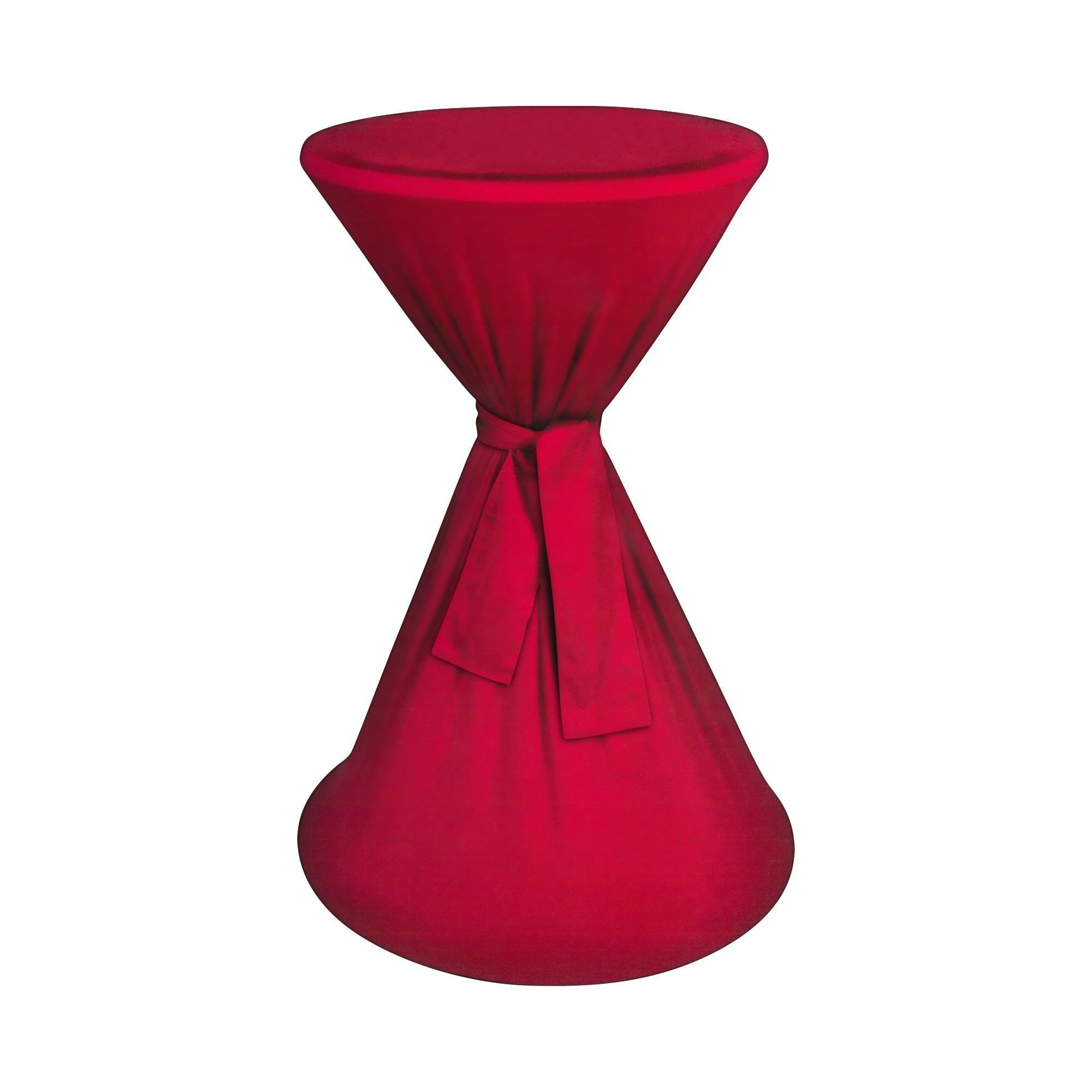 Bestlivings Stehtischhusse Rot 60x145 cm
