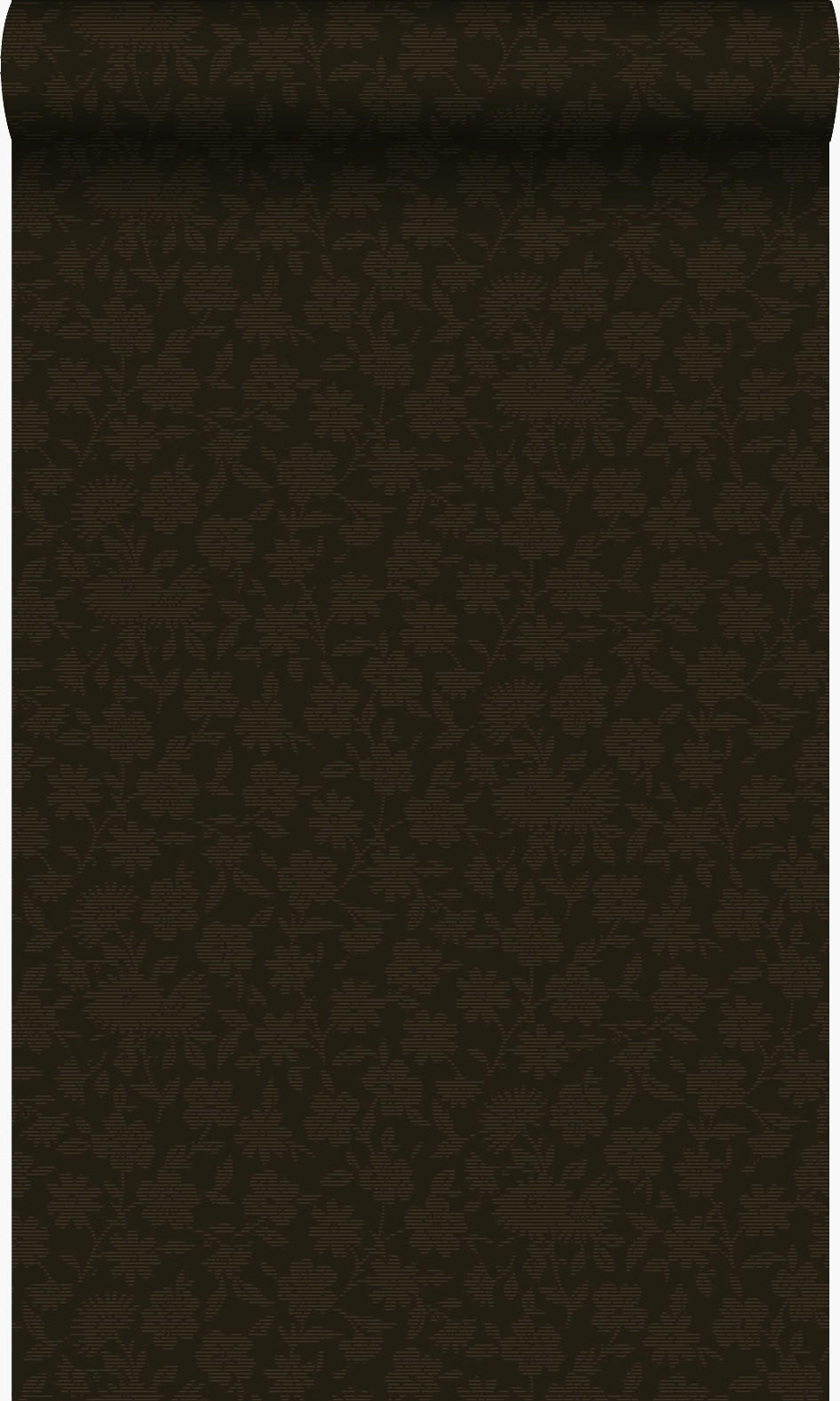 TAPETE Blumen 53 cm x 10.05 m - Schwarz, Papier (53/1000cm) - Origin Wallcoverings