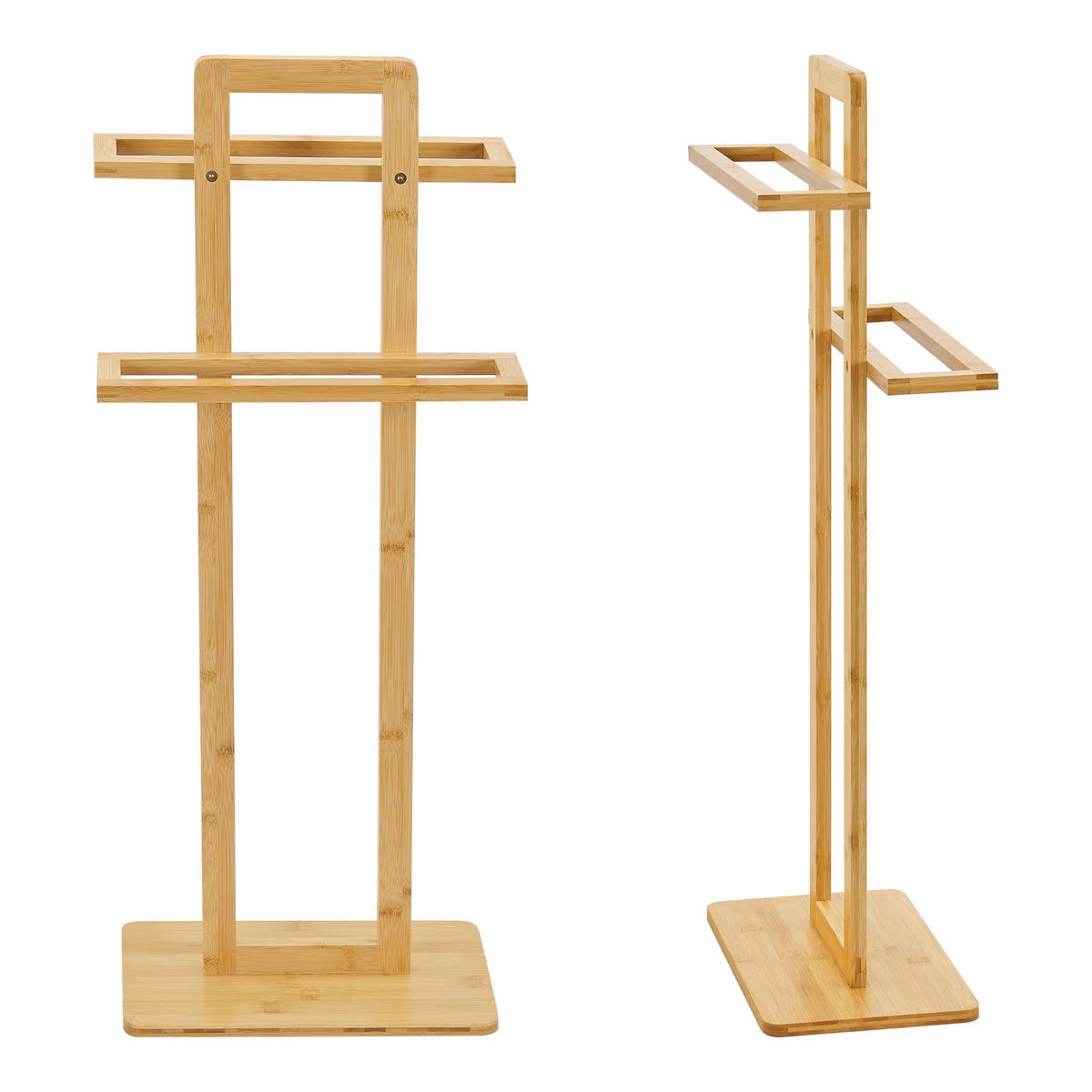HANDTUCHSTÄNDER Træna - Naturfarben, Holz (33.5/85/20cm) - [en.casa]