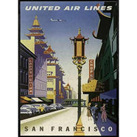 POSTER Amerika San Francisco Streetcar A3 Rahmenlos - Klar, Papier (29.7/5/42cm) - Nacnic