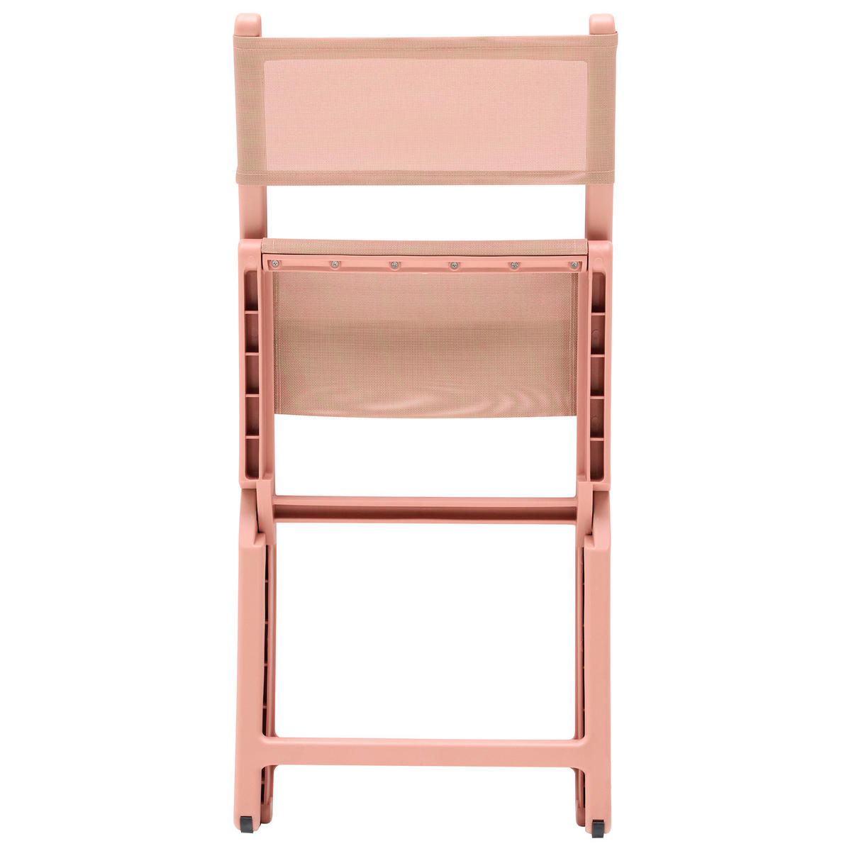 GARTENSTUHL 4er-Set Korallenrot Talca - Rot, Kunststoff (45/83/53cm) - Beliani