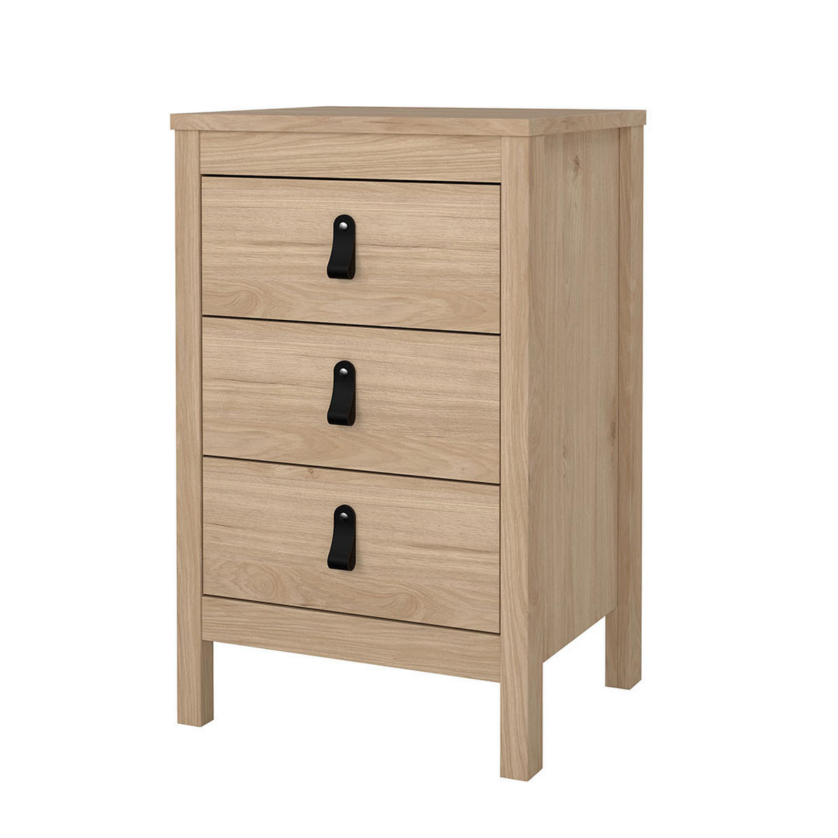 NACHTTISCH, Madrid, Eiche, Holzwerkstoff, 44 x 39 x 71 cm - Eichefarben, Holzwerkstoff (44/71/39cm) - ebuy24