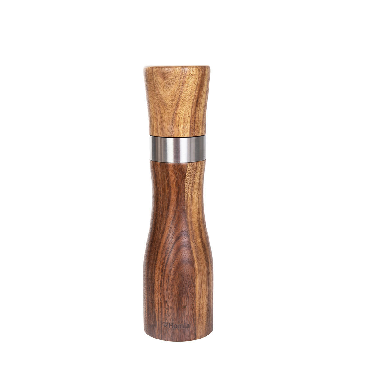 GEWÜRZMÜHLE Mooka 20 cm i 25 cm 2er-Set - Naturfarben, Holz (7/25/7cm) - Homla