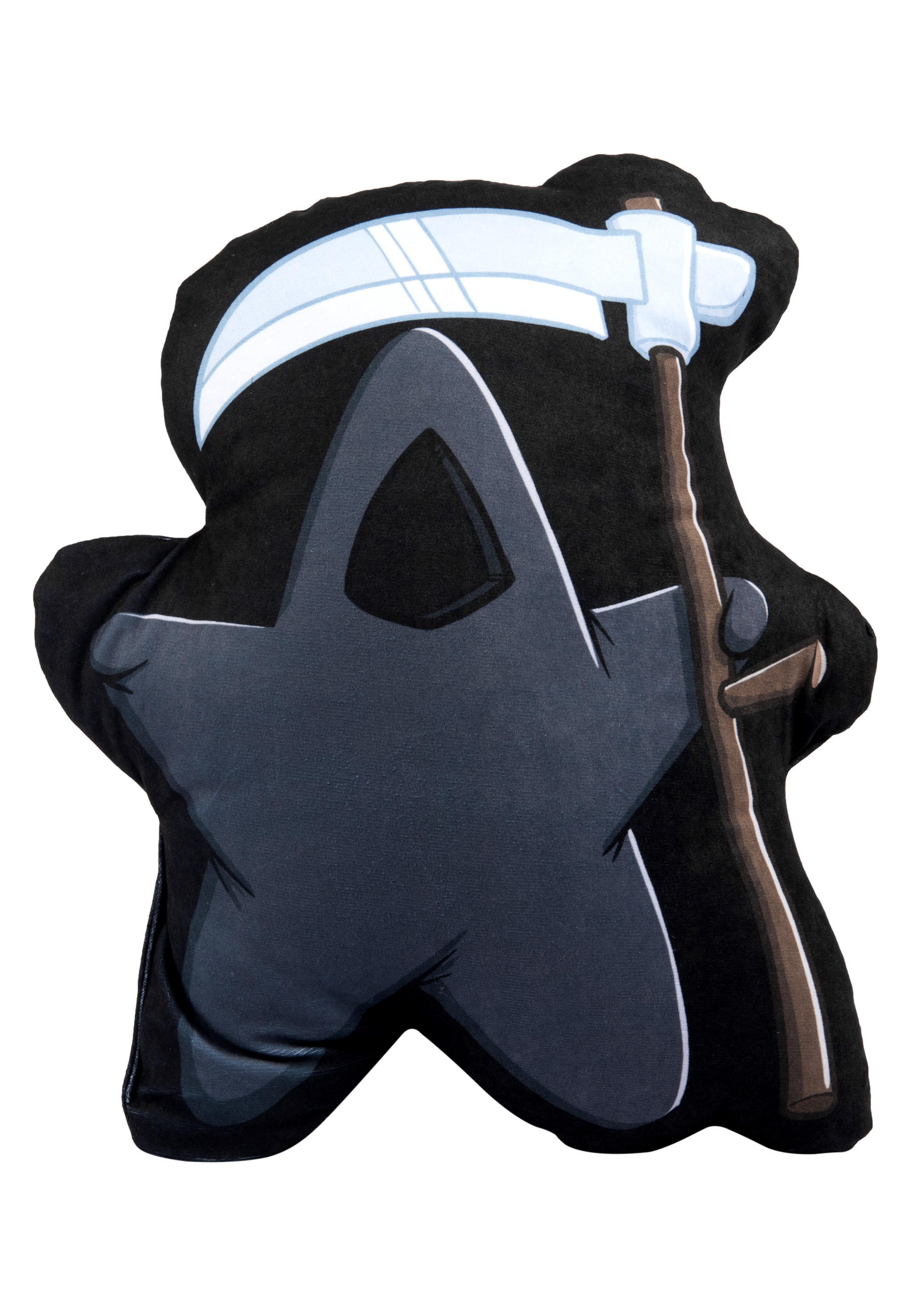 ZIERKISSEN Tod aber lustig Schwarz 37 x 32 cm - Schwarz, Textil (32/37cm) - United Labels