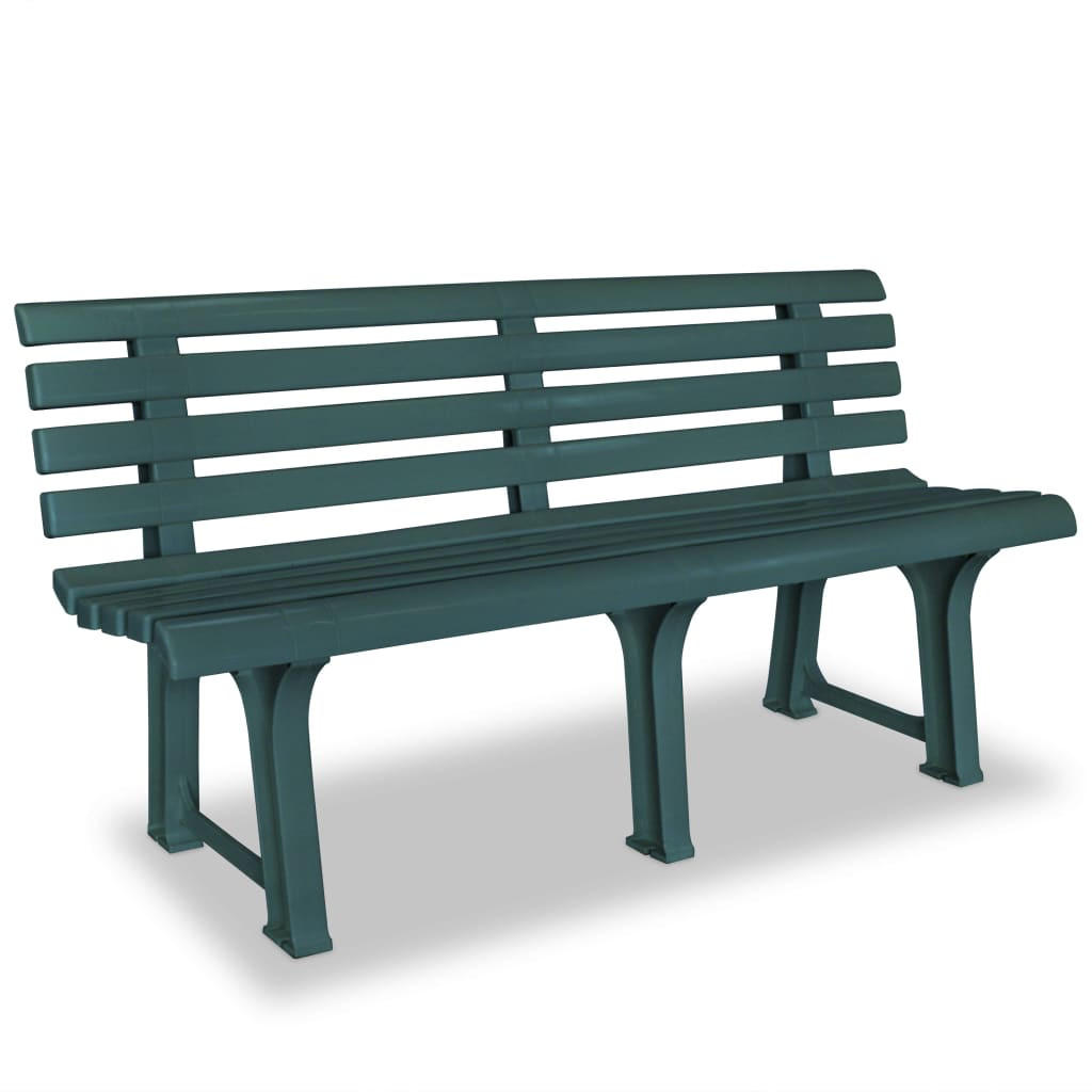 furnicato Gartenbank Grün 145.5x74x49 cm