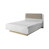 BETTGESTELL ARCADE Weiß 165x211x105 cm - Weiß, Holzwerkstoff - FURNLUX