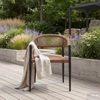 GARTENSTUHL - Aluminium / Polyrattan - Honig, Kunststoff/Metall (56/77/60cm) - home24