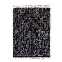 BERBERTEPPICH besonders dick und modern 200x 300 cm - Schwarz, Naturmaterialien (200/300cm) - AFK Living