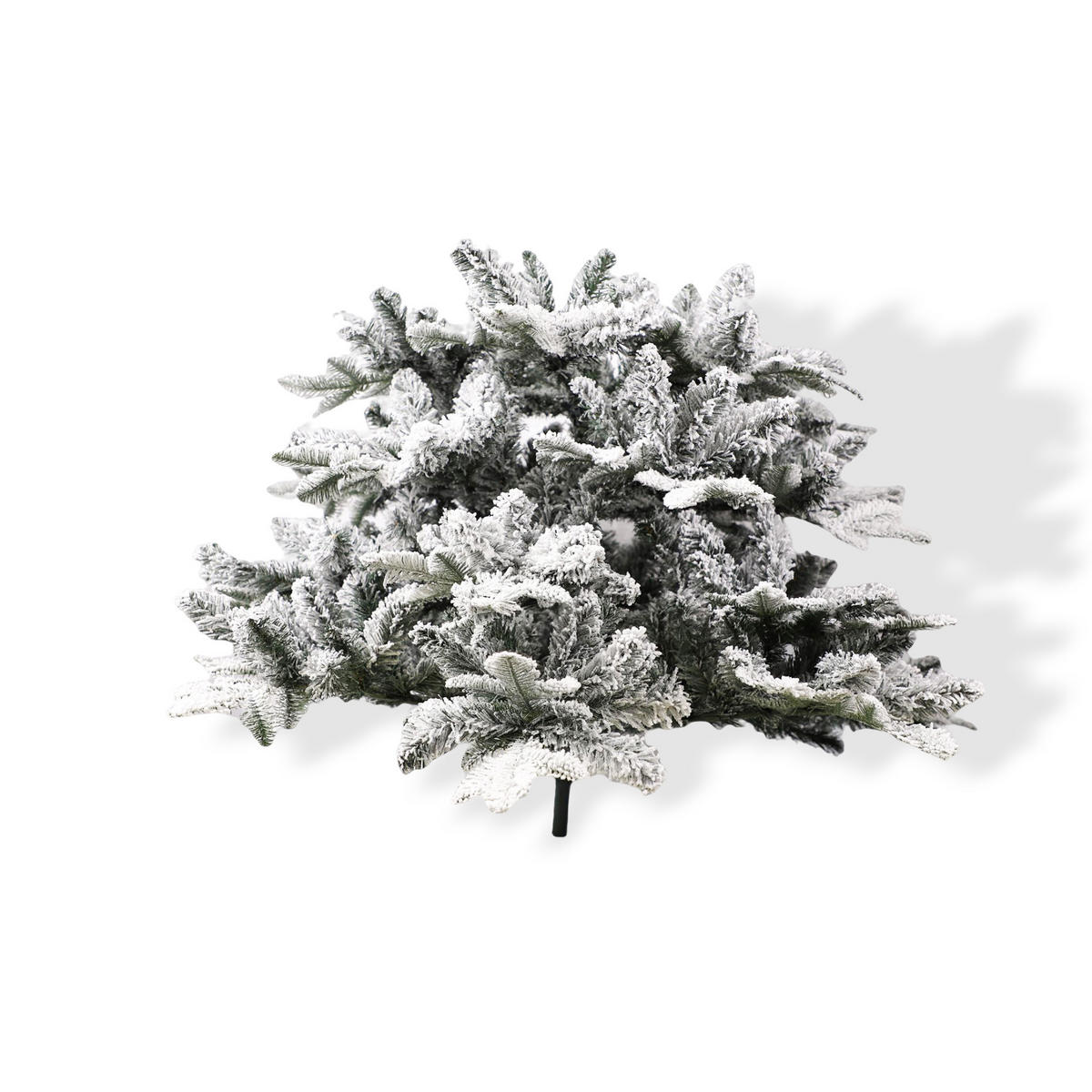 WEIHNACHTSBAUM Weiß 137/137/210 cm - Weiß, Kunststoff (210cm) - Mobili Rebecca