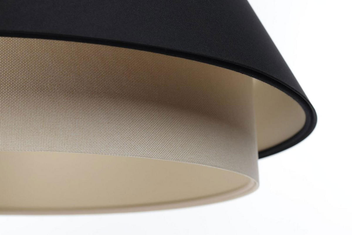 HÄNGELEUCHTE Schwarz 50/22 cm - Schwarz, Kunststoff (50/1.3/22cm) - ONZENO