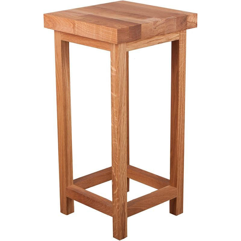 BLUMENSTÄNDER Maxi Platte 4cm Eiche 30x30x60cm - Eichefarben, Holz (30/30/60cm) - DELUKE