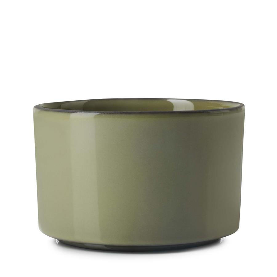 SCHÜSSEL CARACTERE 44 CL Karadmom - Dunkelgrün, Keramik (11cm) - Revol Porcelaine France