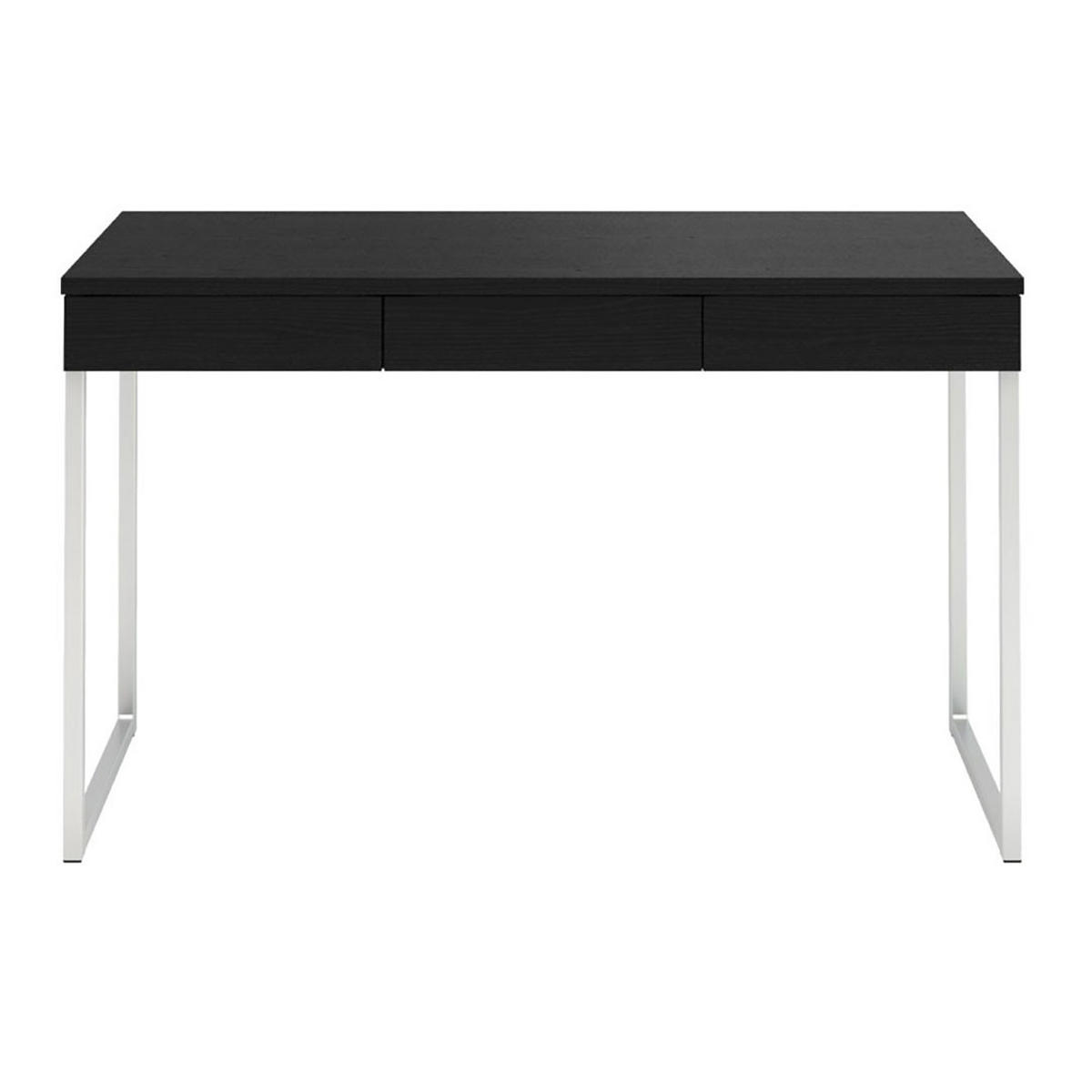 SCHREIBTISCH Fula Schwarz 126/52/76 cm - Schwarz, Holzwerkstoff (52/126/76cm) - ebuy24