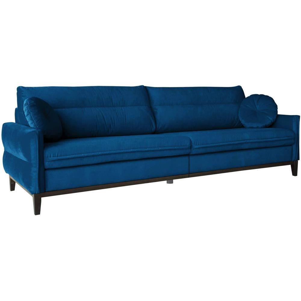 Beautysofa Sofa Dunkelblau 268x95x94 cm