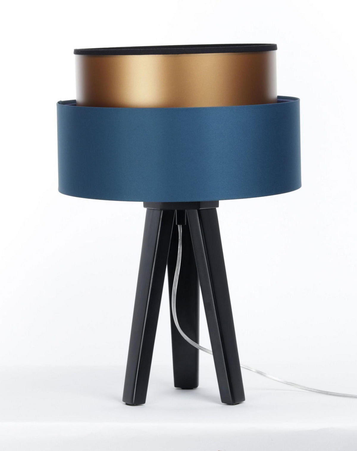 TISCHLAMPE Blau 30/45 cm - Braun, Kunststoff (30/0.7/45cm) - ONZENO